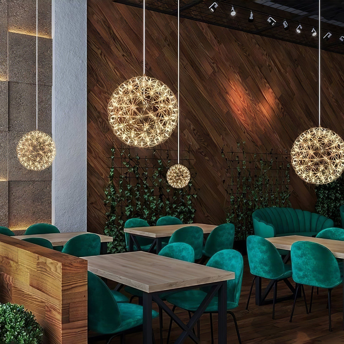Silver Ball Pendant Light-Lighting > Pendant Lights-casanuva-casanuva
