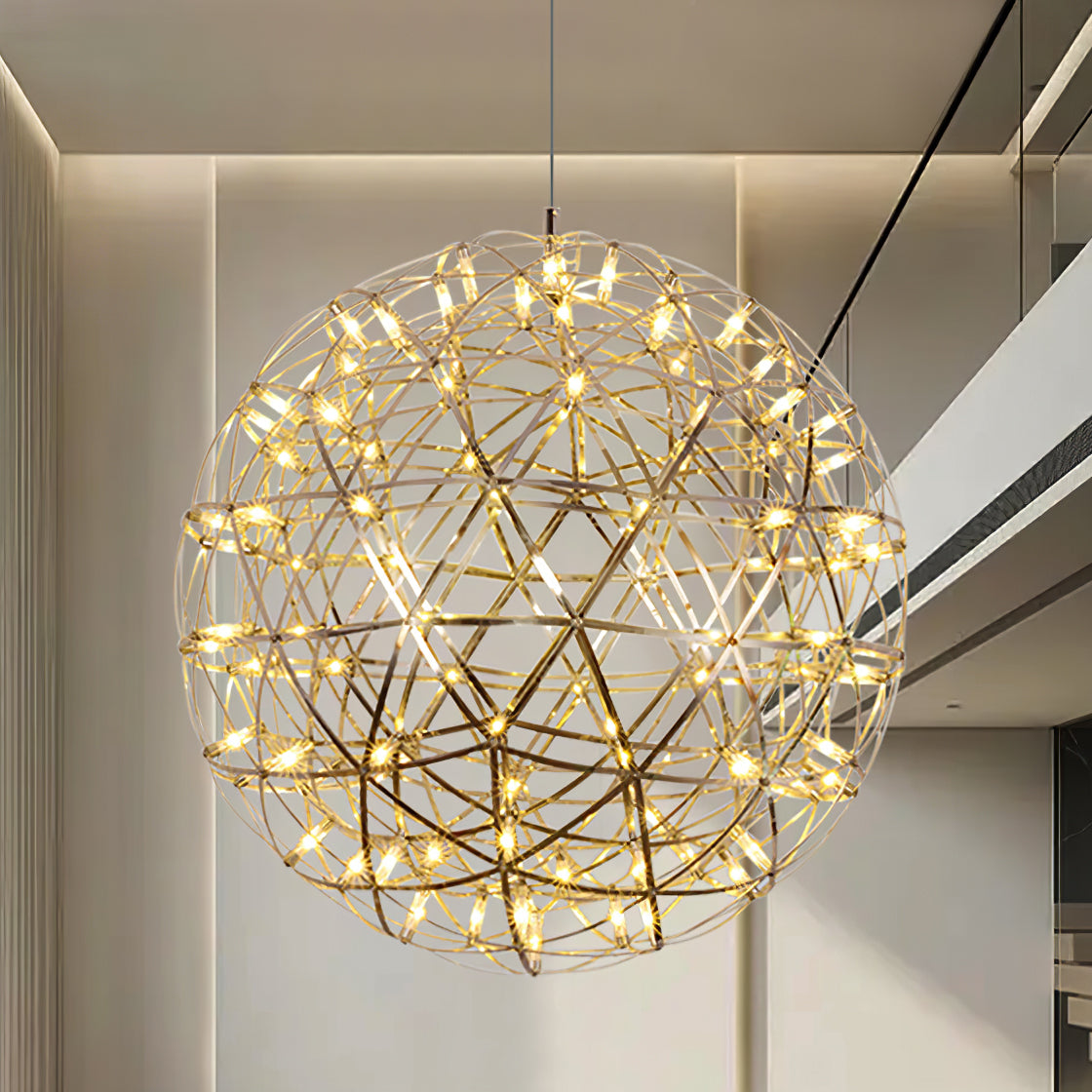 Silver Ball Pendant Light-Lighting > Pendant Lights-casanuva-casanuva