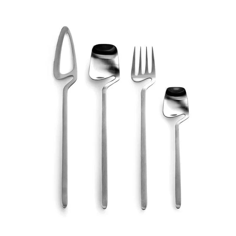 Skeleton Cutlery Set Luxe Stainless Steel Contemporary Design-Kitchen & Dining > Cutlery-casanuva-casanuva
