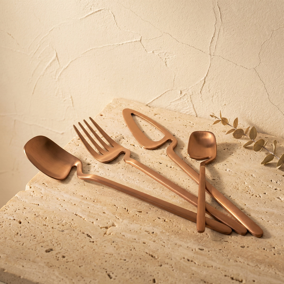 Skeleton Cutlery Set Luxe Stainless Steel Contemporary Design-Kitchen & Dining > Cutlery-casanuva-casanuva
