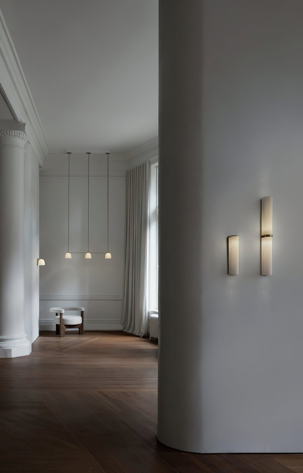 Slim LED Wall Lamp-Lighting > Wall Lights-casanuva-casanuva