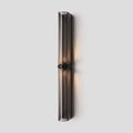 Slim LED Wall Lamp-Lighting > Wall Lights-casanuva-2 heads 2 heads 8.5cmx60c-Black + Smoke gray glass-Warm Light-casanuva
