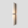 Slim LED Wall Lamp-Lighting > Wall Lights-casanuva-2 heads 2 heads 8.5cmx60c-Chrome + White glass-Warm Light-casanuva