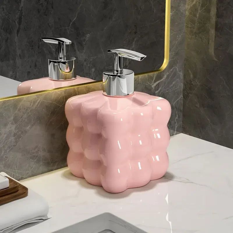 Soap Dispenser Luxe Design for Bathroom and Kitchen-Bedding & Bath > Bathroom Accessories-casanuva-Pink-casanuva