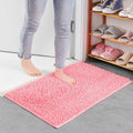 Soft Chenille Bath Mat-Bedding & Bath > Bath Mats-casanuva-Pink-16"x24"-casanuva