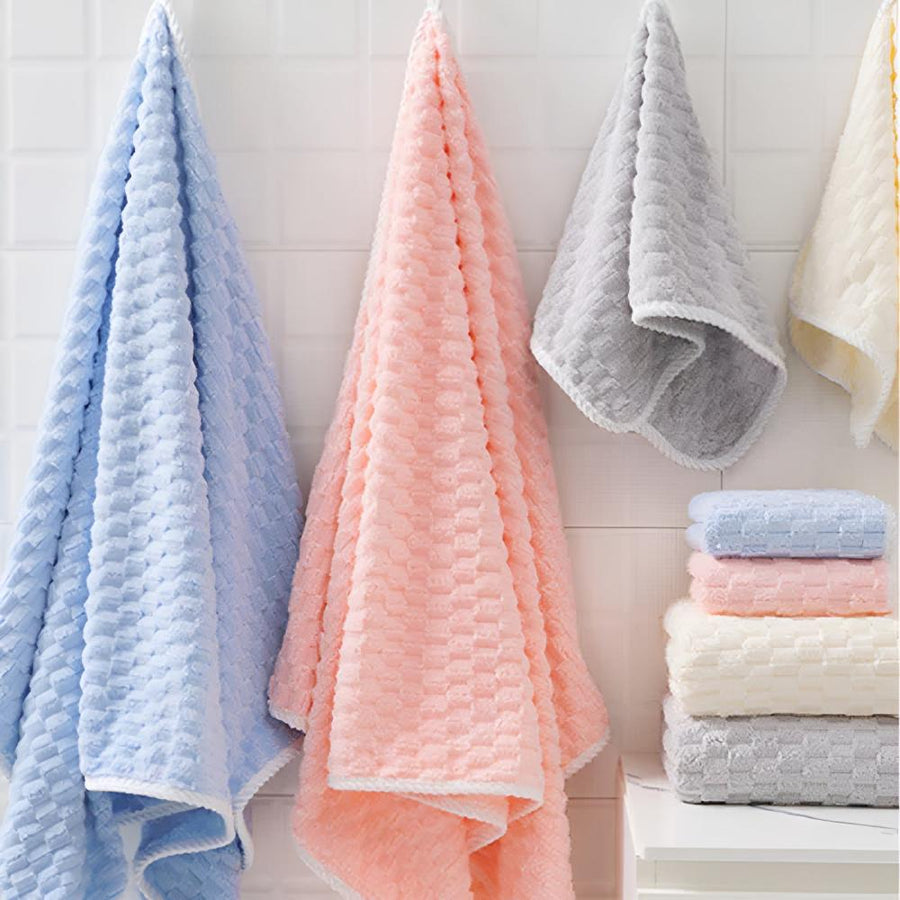 Soft Fleece Bath Towels-Bedding & Bath > Bath Towels-casanuva-casanuva