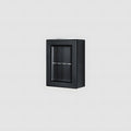 Solar Black Up Down Outdoor Wall Light IP55-Lighting > Outdoor Lighting-casanuva-casanuva