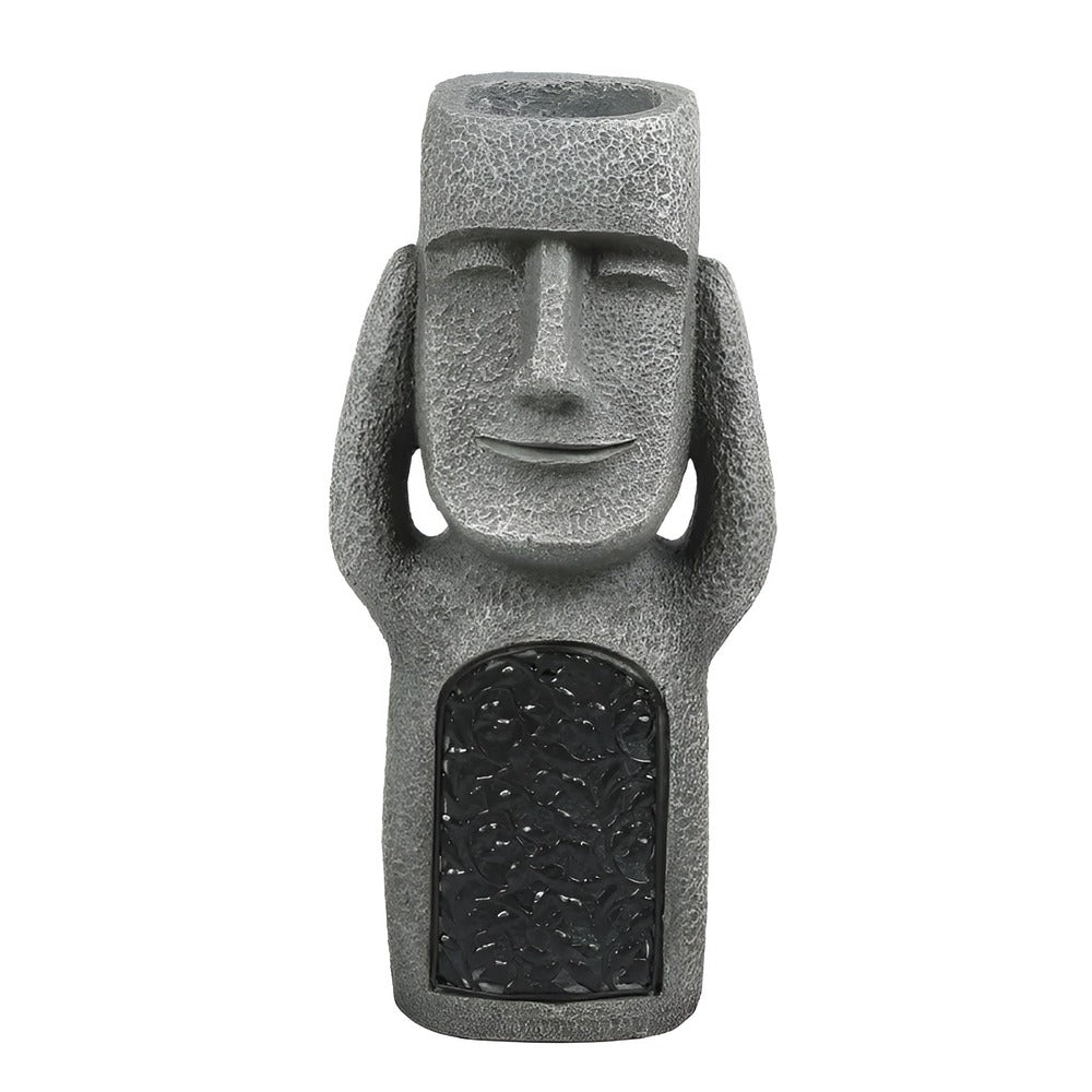 Solar Garden Sculpture Stone Effect Human Figures Set-Home Decor > Sculptures & Figurines-casanuva-casanuva
