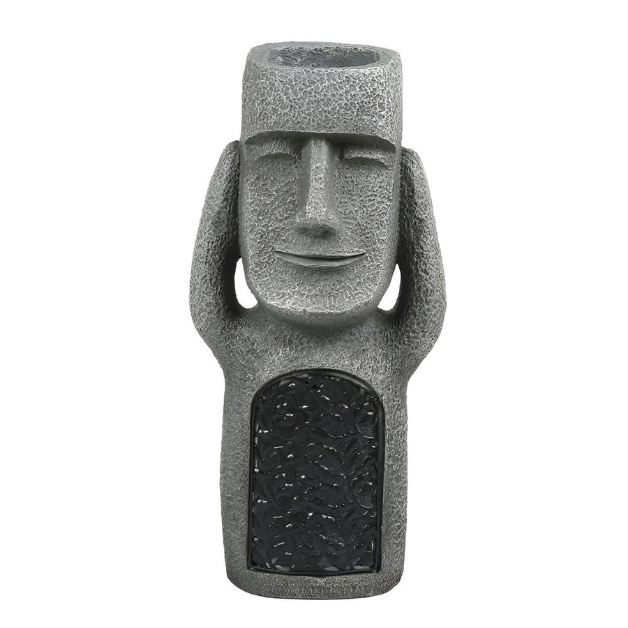 Solar Garden Sculpture Stone Effect Human Figures Set-Home Decor > Sculptures & Figurines-casanuva-casanuva