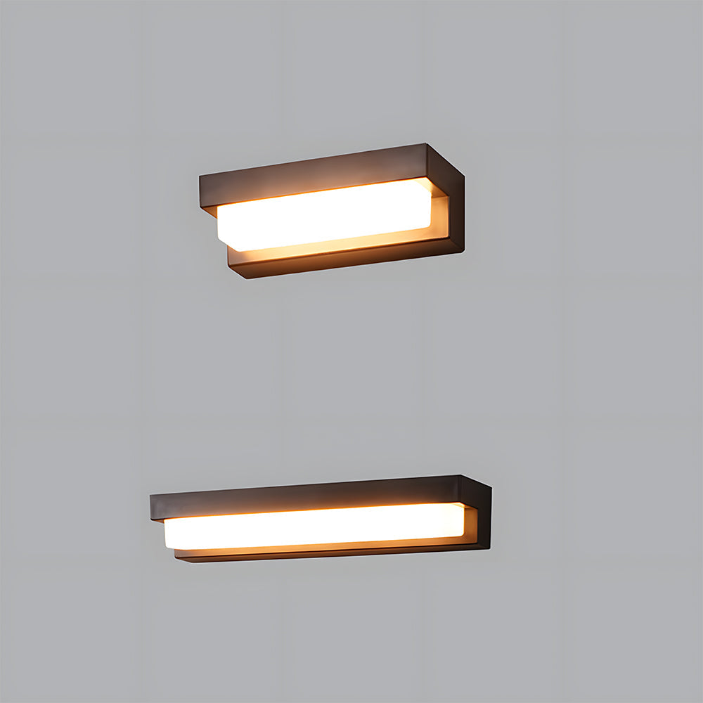 Solar LED Outdoor Wall Light Black Finish-Lighting > Outdoor Lighting-casanuva-casanuva