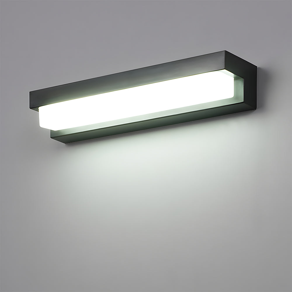 Solar LED Outdoor Wall Light Black Finish-Lighting > Outdoor Lighting-casanuva-casanuva