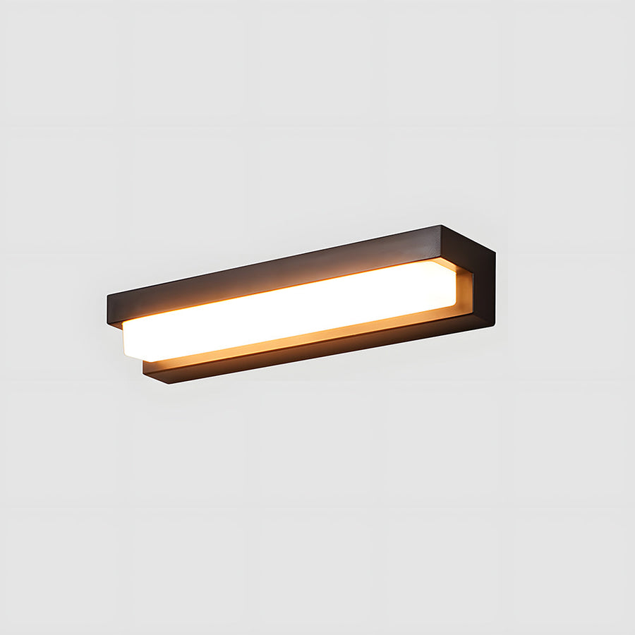 Solar LED Outdoor Wall Light Black Finish-Lighting > Outdoor Lighting-casanuva-casanuva