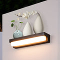 Solar LED Outdoor Wall Light Black Finish-Lighting > Outdoor Lighting-casanuva-casanuva