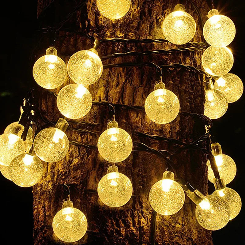 Solar LED String Lights Waterproof Outdoor Lighting 100 LEDs-Lighting > Outdoor Lighting-casanuva-casanuva