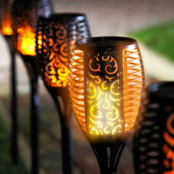Solar Outdoor Torch Light-Lighting > Outdoor Lighting-casanuva-casanuva