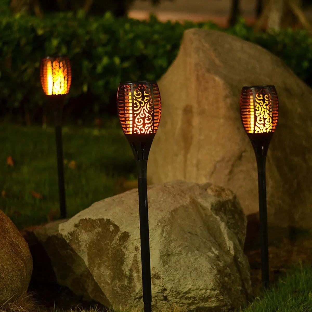 Solar Outdoor Torch Light-Lighting > Outdoor Lighting-casanuva-casanuva