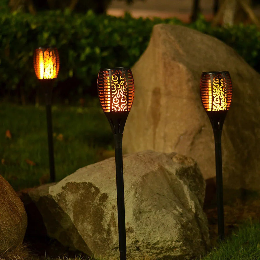 Solar Outdoor Torch Light-Lighting > Outdoor Lighting-casanuva-casanuva