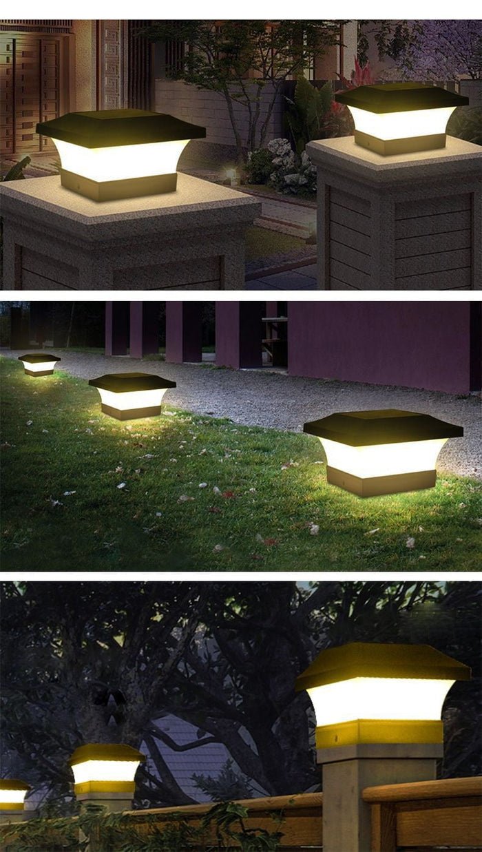 Solar Outdoor Wall Light Black Square Design-Lighting > Outdoor Lighting-casanuva-casanuva