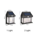 Solar Outdoor Wall Light with PIR Sensor for Front Porch Security-Lighting > Outdoor Lighting-casanuva-casanuva