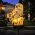 Solar Owl Garden Light Decorative Outdoor Accent-Lighting > Outdoor Lighting-casanuva-casanuva