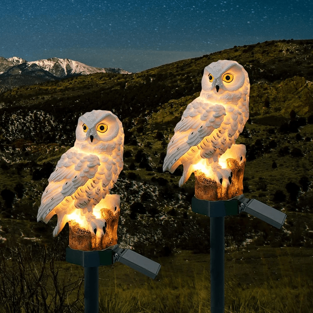 Solar Owl Garden Light Decorative Outdoor Accent-Lighting > Outdoor Lighting-casanuva-casanuva