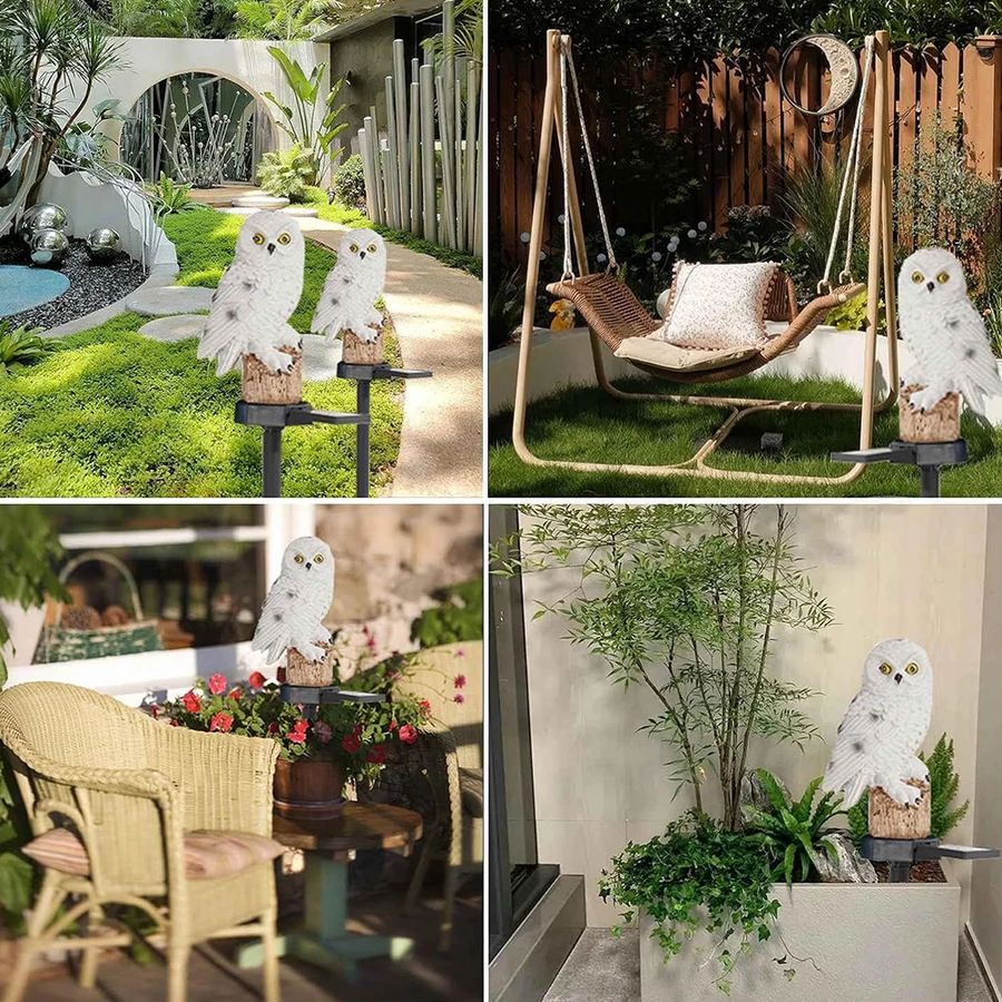 Solar Owl Garden Light Decorative Outdoor Accent-Lighting > Outdoor Lighting-casanuva-casanuva