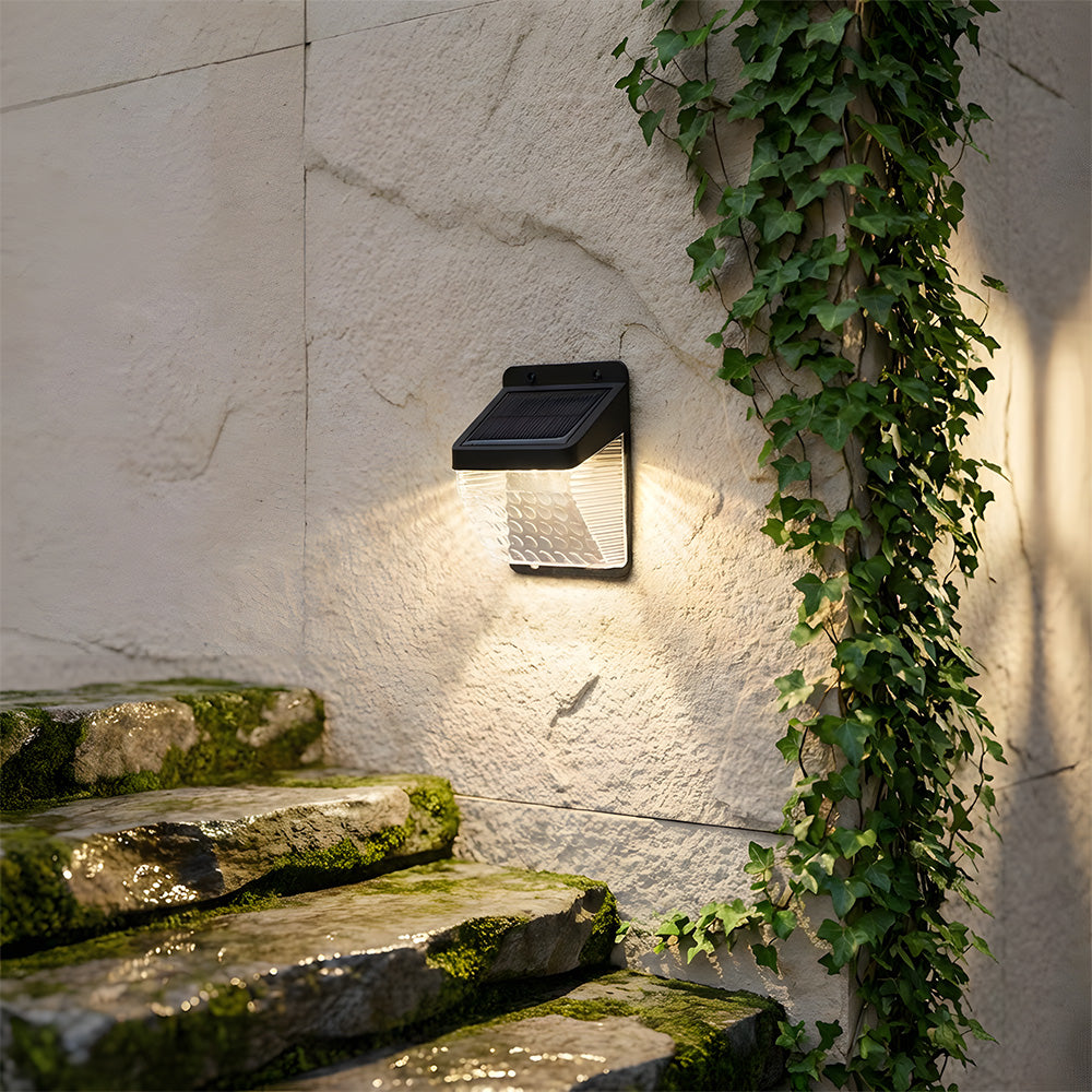 Solar Powered IP65 Outdoor Wall Light for Garden and Patio-Lighting > Outdoor Lighting-casanuva-casanuva
