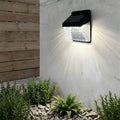 Solar Powered IP65 Outdoor Wall Light for Garden and Patio-Lighting > Outdoor Lighting-casanuva-Black-H10CM-Cool White-casanuva