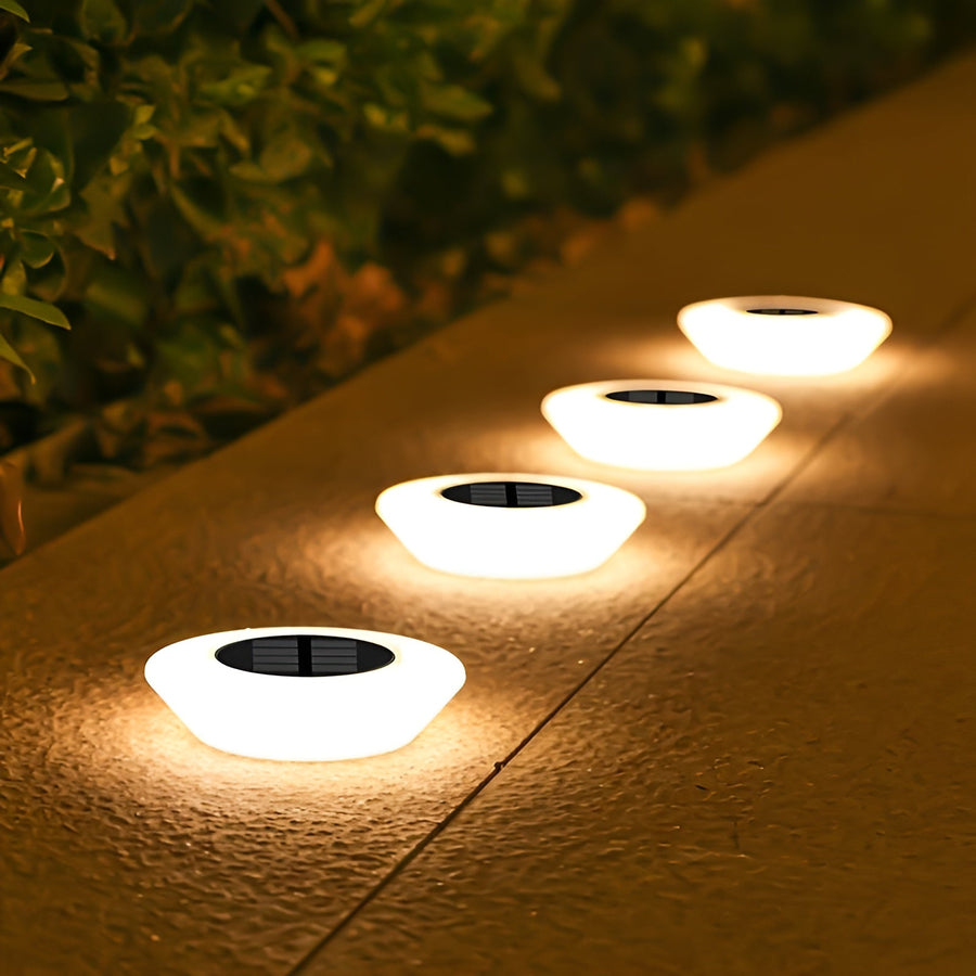Solar Powered LED Garden Path Lights Round Design-Lighting > Outdoor Lighting-casanuva-1 piece-4x5cm-casanuva