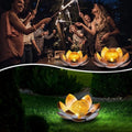 Solar-Powered Lotus Light Outdoor Decorative Lantern-Lighting > Outdoor Lighting-casanuva-casanuva