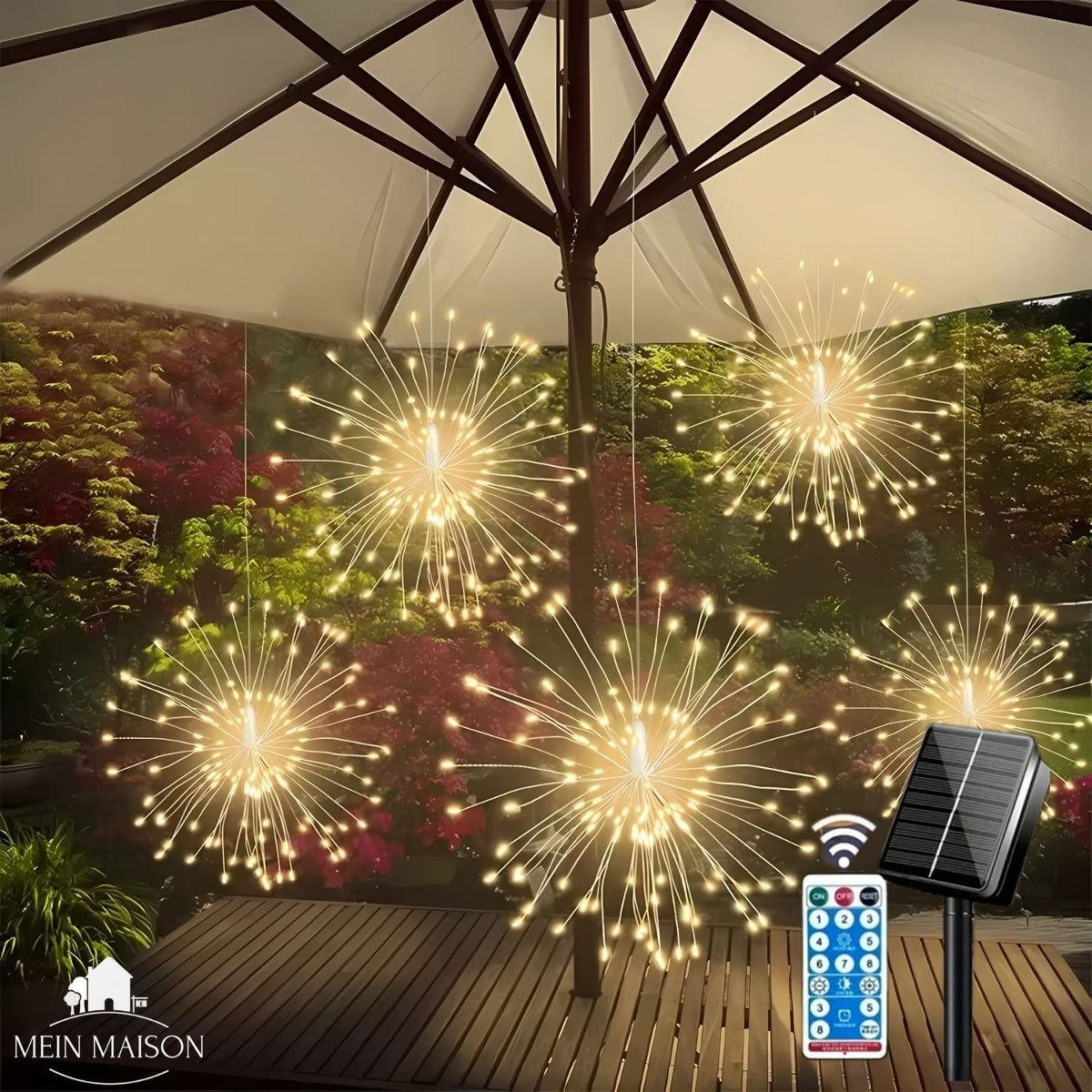 Solar Powered Outdoor Lights for Evening Illumination-Lighting > Outdoor Lighting-casanuva-casanuva