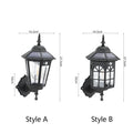 Solar Wall Light IP44 Outdoor Sensor Lamp for Patio and Garden-Lighting > Outdoor Lighting-casanuva-casanuva