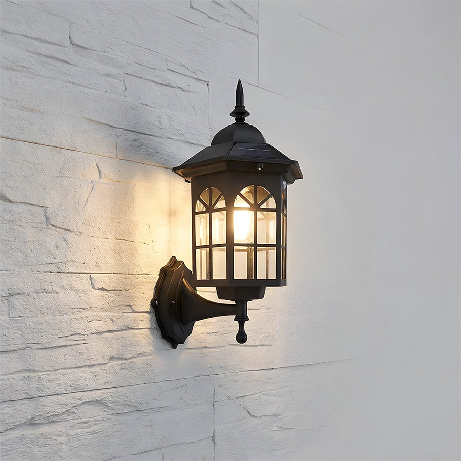 Solar Wall Light IP44 Outdoor Sensor Lamp for Patio and Garden-Lighting > Outdoor Lighting-casanuva-casanuva