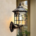 Solar Wall Light IP44 Outdoor Sensor Lamp for Patio and Garden-Lighting > Outdoor Lighting-casanuva-Bronze-B-H38CM-casanuva