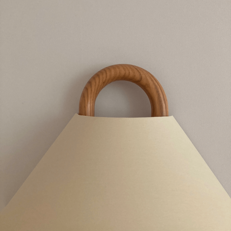 Solid Wood Pleated Semi-Circle Wall Sconce Lamp 1-Light-Lighting > Wall Lights-casanuva-casanuva