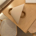 Solid Wood Pleated Semi-Circle Wall Sconce Lamp 1-Light-Lighting > Wall Lights-casanuva-casanuva