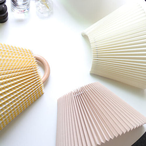 Solid Wood Pleated Semi-Circle Wall Sconce Lamp 1-Light-Lighting > Wall Lights-casanuva-casanuva