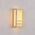 Solid Wood Rectangular Japanese Wall Sconce Lamp 1-Light-Lighting > Wall Lights-casanuva-casanuva