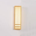 Solid Wood Rectangular Japanese Wall Sconce Lamp 1-Light-Lighting > Wall Lights-casanuva-Large-Warm Light (3000K)-100V-120V-casanuva