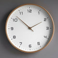 Solid Wood Wall Clock Brown Cream-Home Decor > Clocks-casanuva-Brown-25x25 cm-casanuva