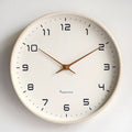 Solid Wood Wall Clock Brown Cream-Home Decor > Clocks-casanuva-Cream-25x25 cm-casanuva