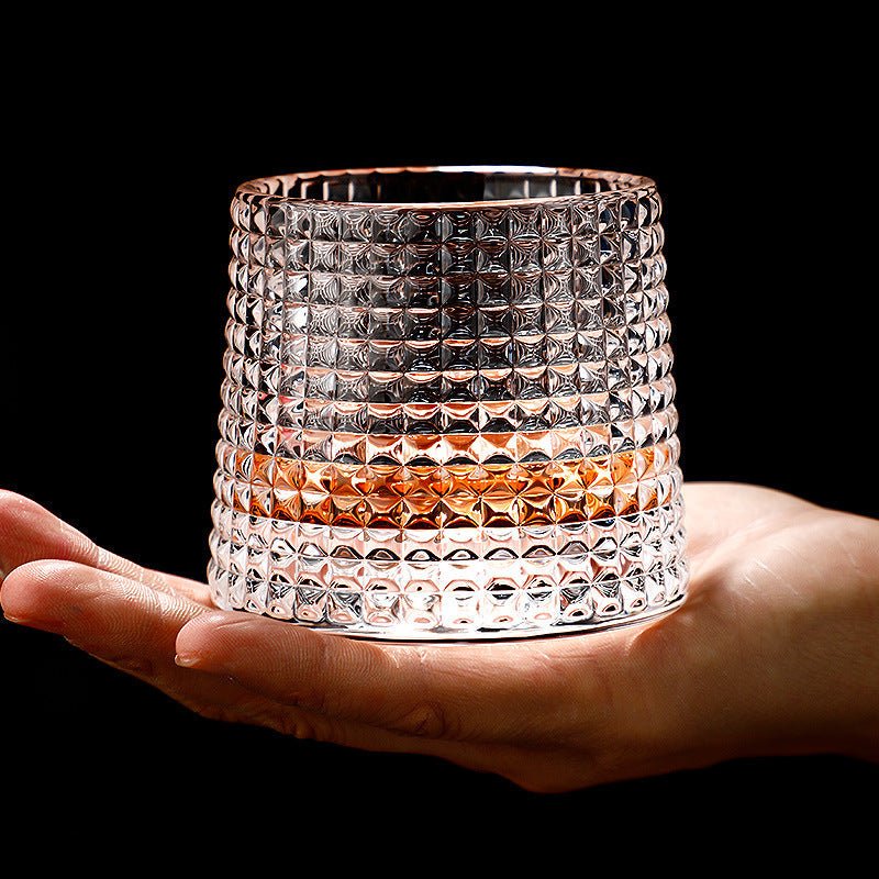 Spinning Whiskey Glasses for Enhanced Drinking Experience-Kitchen & Dining > Tableware-casanuva-casanuva