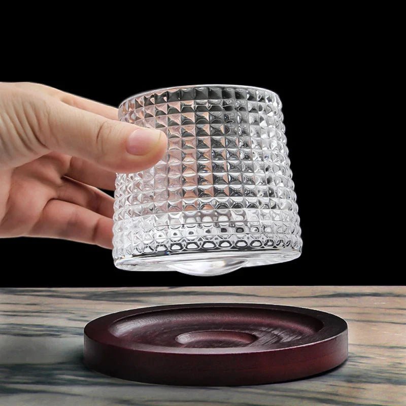 Spinning Whiskey Glasses for Enhanced Drinking Experience-Kitchen & Dining > Tableware-casanuva-casanuva