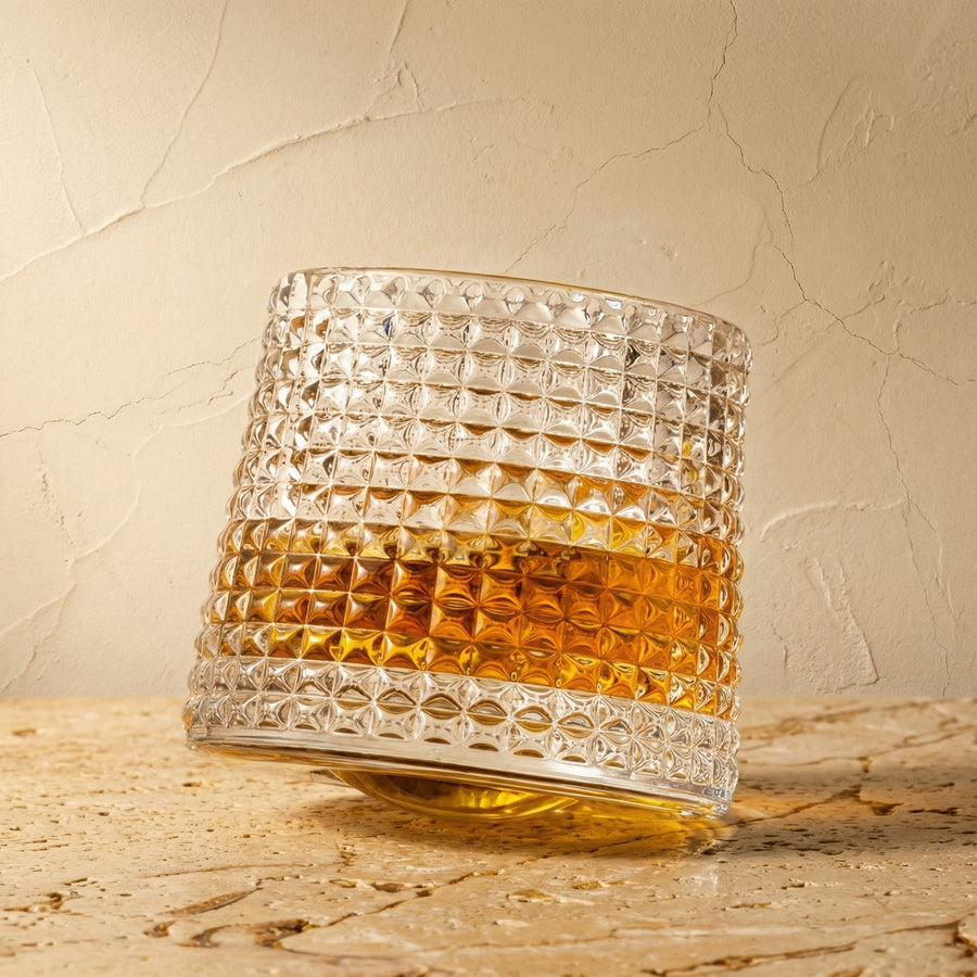 Spinning Whiskey Glasses for Enhanced Drinking Experience-Kitchen & Dining > Tableware-casanuva-casanuva