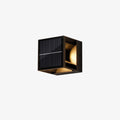 Square Black Solar Outdoor Wall Light-Lighting > Outdoor Lighting-casanuva-casanuva