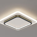 Square LED Ceiling Light for Bedroom-Lighting > Ceiling Lights-casanuva-Black-D25*H6cm-3-Color (Switch)-casanuva