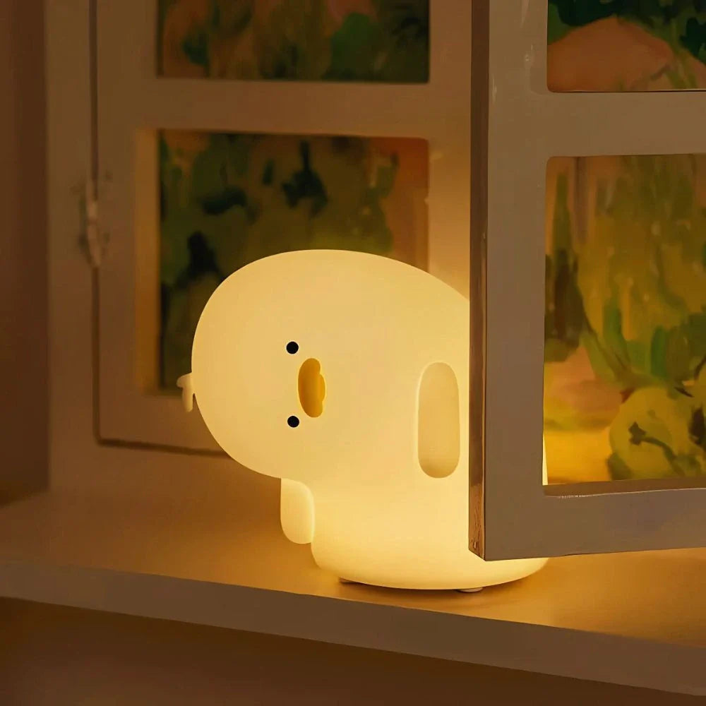 SqueezeBuddies Night Light LED Soft Glow-Lighting > Ambient Lighting-casanuva-Confused Duck-casanuva