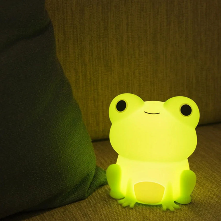 SqueezeBuddies Night Light LED Soft Glow-Lighting > Ambient Lighting-casanuva-Frog-casanuva