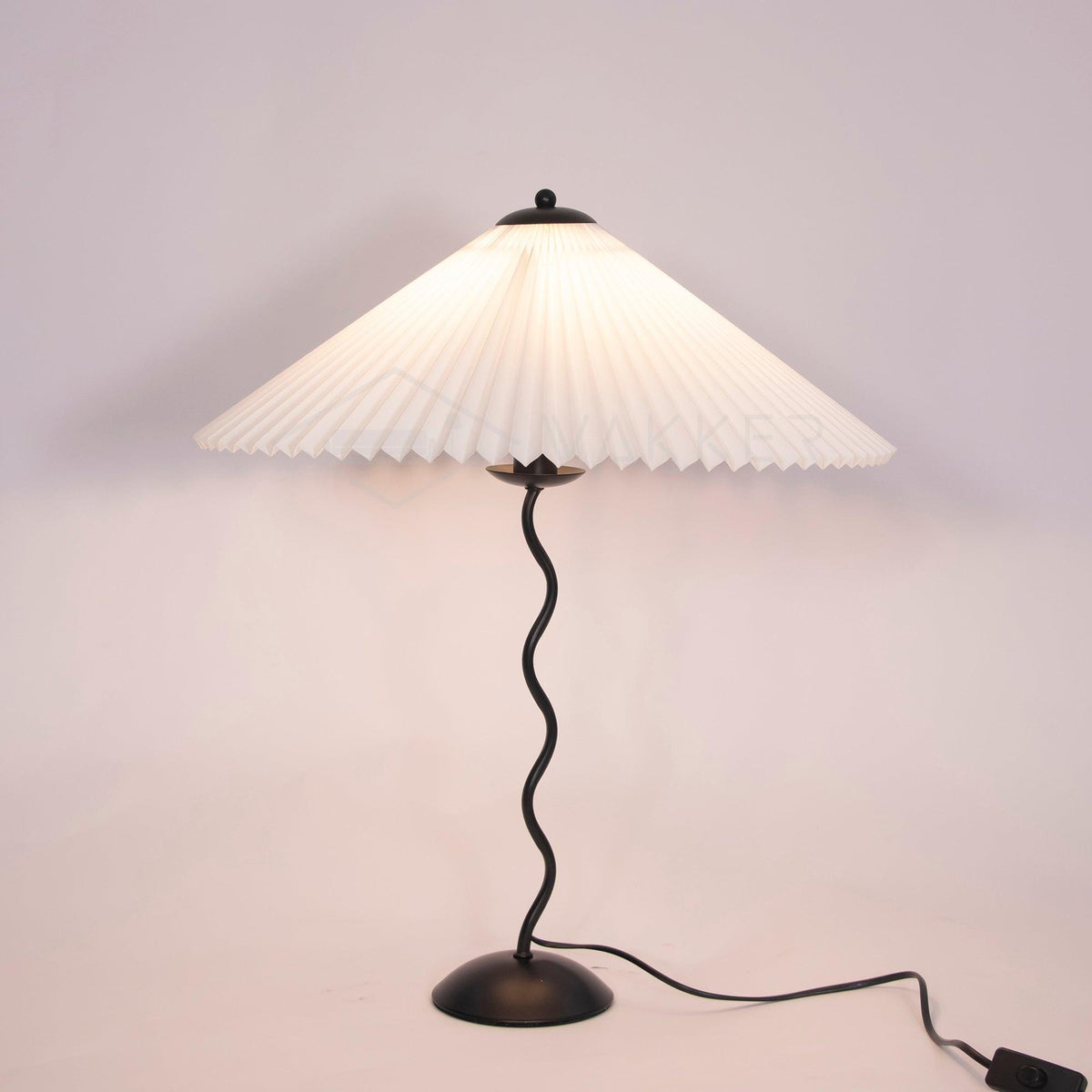 Squiggle Table Lamp with Unique Curved Design-Lighting > Table Lamps-casanuva-casanuva