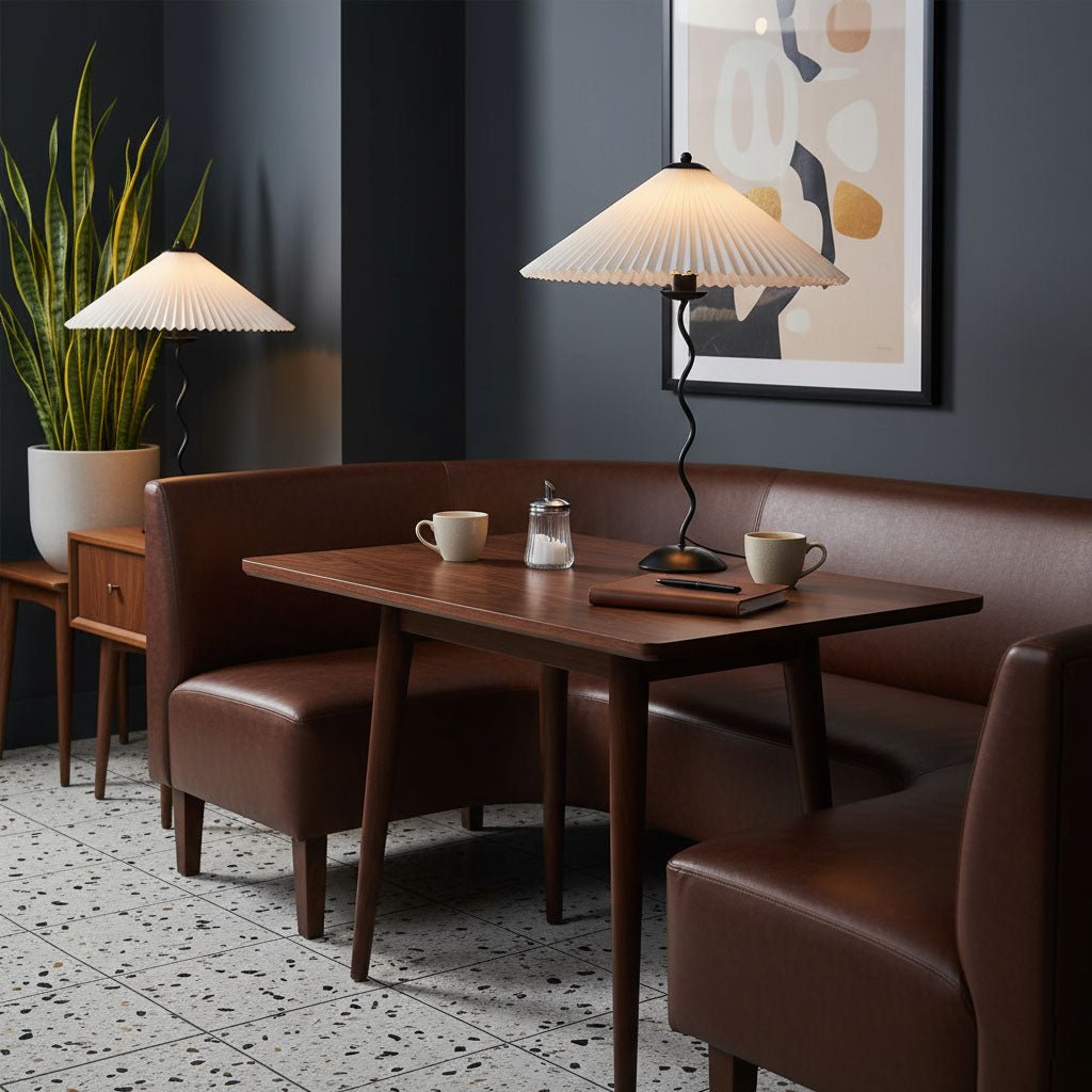 Squiggle Table Lamp with Unique Curved Design-Lighting > Table Lamps-casanuva-casanuva